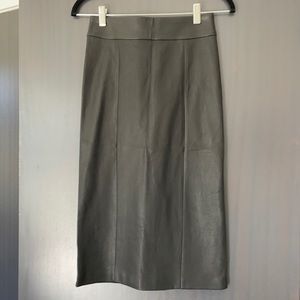 NWT Mackage leather pencil skirt